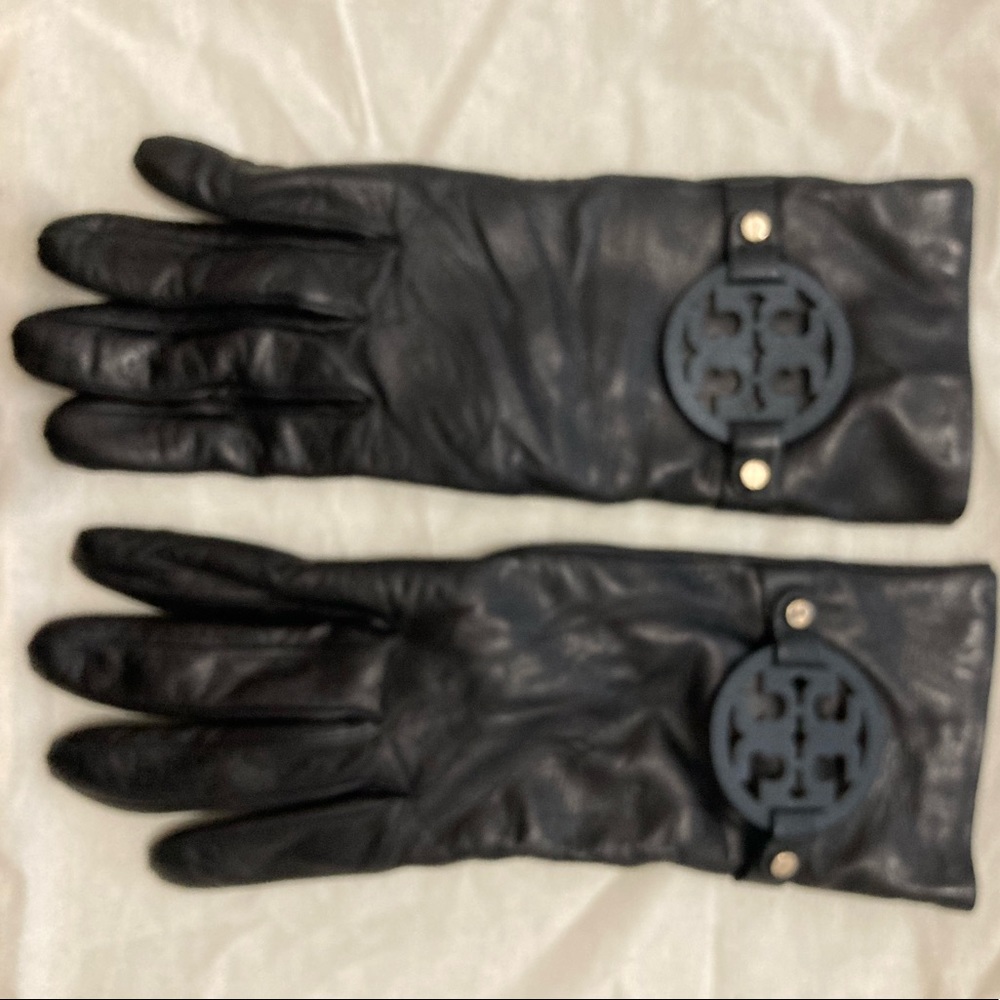 Tory Burch Miller leather gloves size 7.5